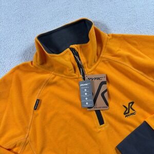 RevolutionRace RVRC Mens 2XL Fleece 1/4 Zip Pullover Radiant Yellow